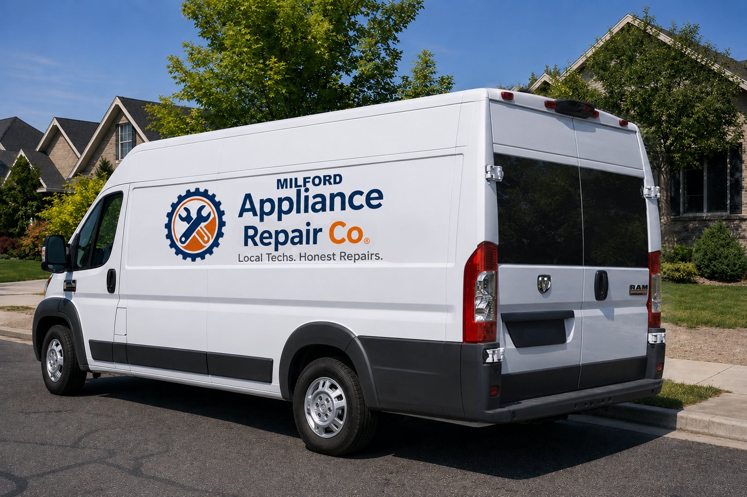 Milford-Appliance-Repair-Co.-Van